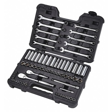 Socket Set 1/4" 3/8" SAE/Metric 65pcs by USA Westward Socket Sets