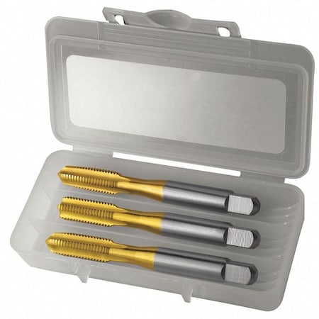 Tap Set Inch 5/16" 18 Thread Size 3 pcs. by USA Greenfield Threading Tap Sets