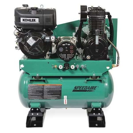 Air Compressor/Generator 9.1 HP 175 psi by USA Speedaire Air Compressor Gas Compressors & Generators