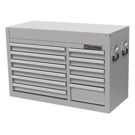 Top Chest 41 27/64" W x 18 5/32" D SS by USA Westward Tool Chest & Side Cabinets