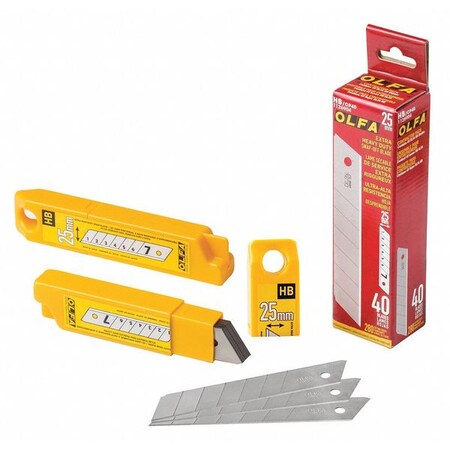 Snap Off Blade 25mm W PK40 by USA Olfa Utility Knife Blades