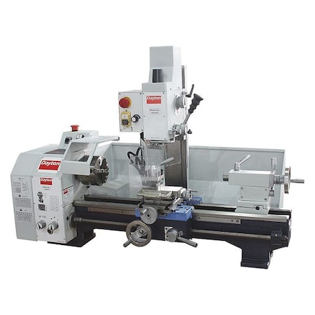 Lathe Mill Drill Machine 3-1/2" Bed W by Dayton in US