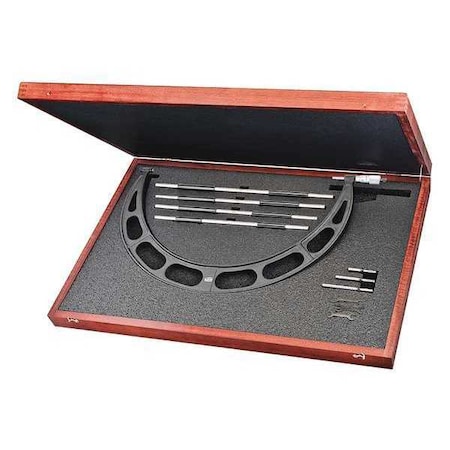 Anvil Micrometer Set 400 to 500mm Range by USA Starrett Micrometers
