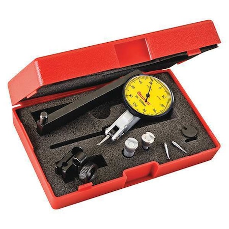Dial Test Indicator Set 1 9/16" Yellow Type 3908MAC by USA Starrett Precision Measuring Dial Indicators