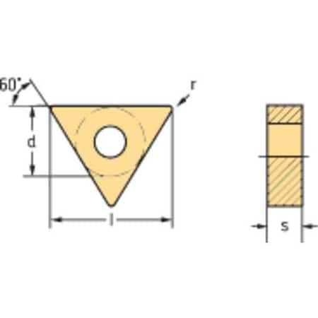 Turning Insert 334 Insert WKK20S Grade Min. Qty 10 by USA Walter Indexable Turning Inserts