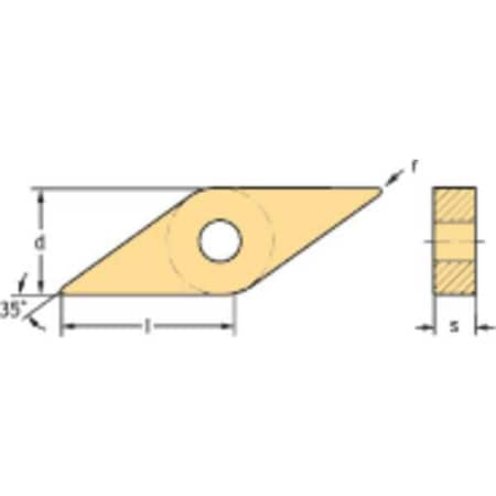 Turning Insert 331 Insert WKK10S Grade Min. Qty 10 Type VNMG160404 MK5 WKK10S by USA Walter Indexable Turning Inserts