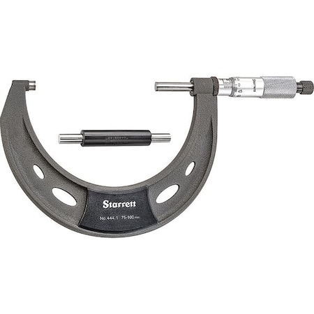 Outside Micrometer 0 to 1" Range Ratchet by USA Starrett Micrometers