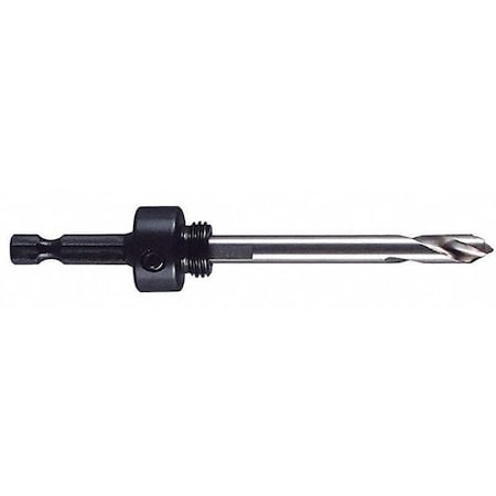 Hole Saw Arbor Steel 1/4" Shank Size by USA Morse Hole Saw Accessories