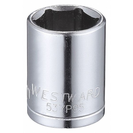 Socket 1/4" Drive Metric 12mm Socket Sz Type 53YP95 by USA Westward Sockets