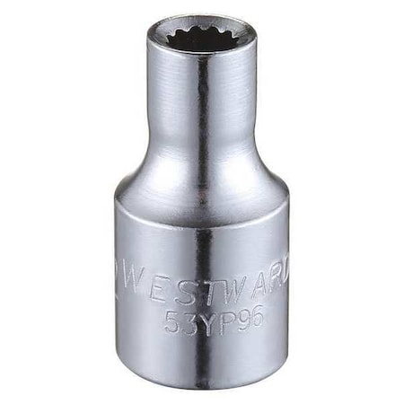 Socket 1/4" Drive SAE 5/32" Socket Sz Type 53YP96 by USA Westward Sockets
