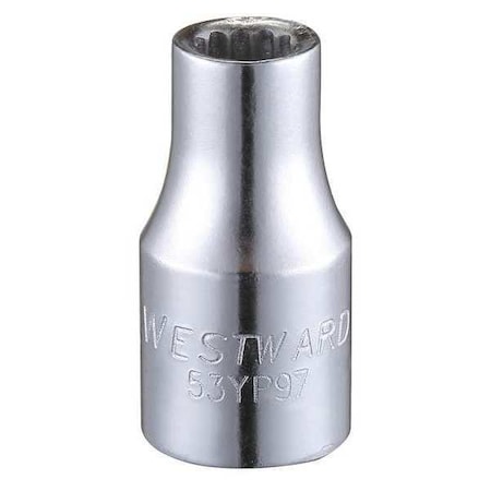 Socket 1/4" Drive SAE 3/16" Socket Sz Type 53YP97 by USA Westward Sockets