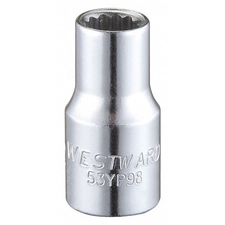 Socket 1/4" Drive SAE 7/32" Socket Sz Type 53YP98 by USA Westward Sockets