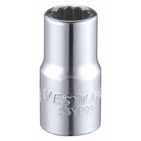 Socket 1/4" Drive SAE 1/4" Socket Sz Type 53YP99 by USA Westward Sockets