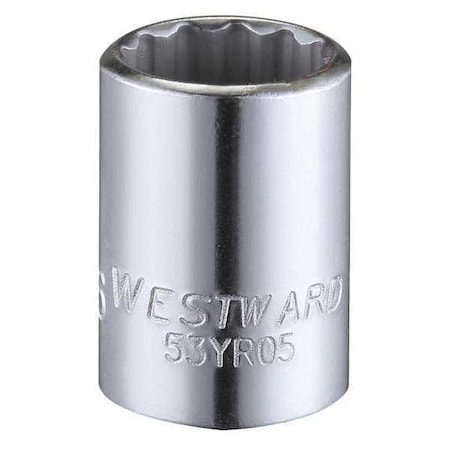 Socket 1/4" Drive SAE 7/16" Socket Sz Type 53YR05 by USA Westward Sockets