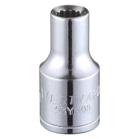 Socket 1/4" Drive Metric 4mm Socket Sz Type 53YR08 by USA Westward Sockets