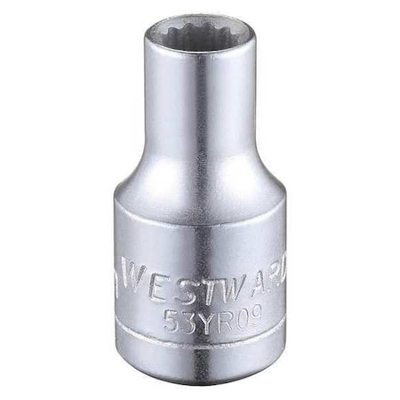 Socket 1/4" Drive 4 1/2mm Socket Sz Type 53YR09 by USA Westward Sockets