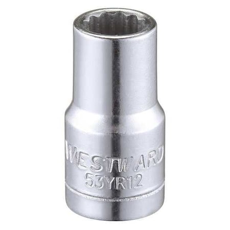 Socket 1/4" Drive Metric 6mm Socket Sz Type 53YR12 by USA Westward Sockets