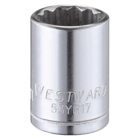 Socket 1/4" Drive Metric 11mm Socket Sz Type 53YR17 by USA Westward Sockets