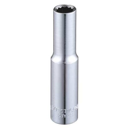 Socket 1/4" Drive SAE 1/4" Socket Sz Type 53YR44 by USA Westward Sockets