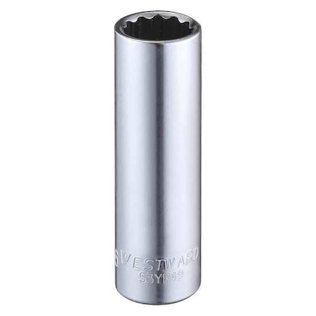Socket 1/4" Drive SAE 7/16" Socket Sz Type 53YR49 by USA Westward Sockets