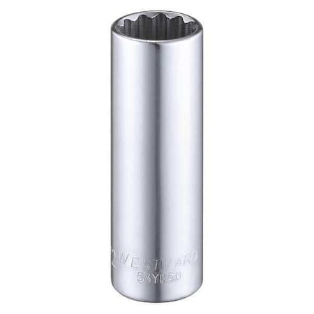 Socket 1/4" Drive SAE 1/2" Socket Sz Type 53YR50 by USA Westward Sockets