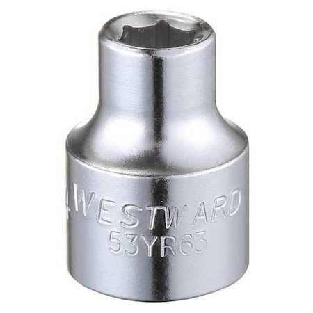 Socket 3/8" Drive SAE 1/4" Socket Sz Type 53YR63 by USA Westward Sockets