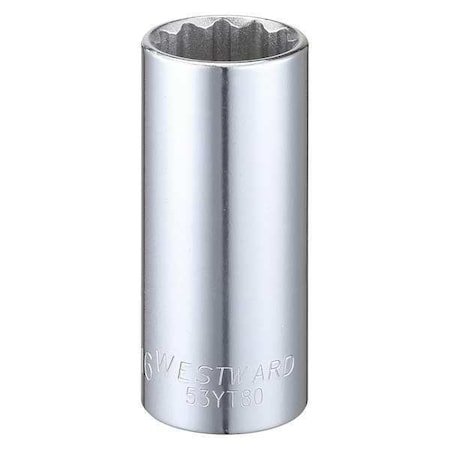Socket 3/8" Drive SAE 13/16" Socket Sz Type 53YT80 by USA Westward Sockets