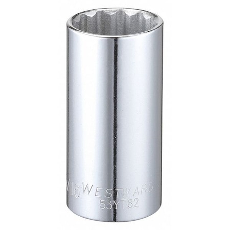 Socket 3/8" Drive SAE 15/16" Socket Sz Type 53YT82 by USA Westward Sockets