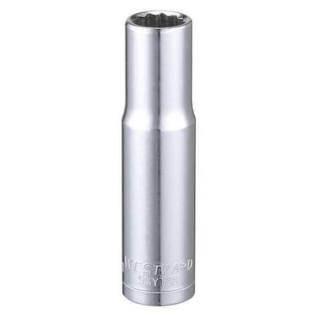 Socket 3/8" Drive Metric 10mm Socket Sz Type 53YT88 by USA Westward Sockets
