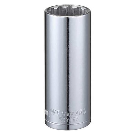 Socket 3/8" Drive Metric 19mm Socket Sz Type 53YT97 by USA Westward Sockets