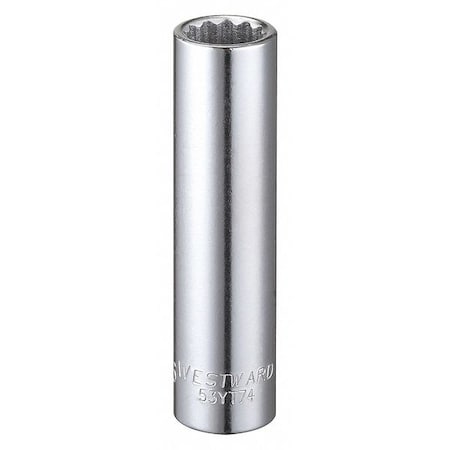 Socket 3/8" Drive SAE 7/16" Socket Sz Type 53YT74 by USA Westward Sockets