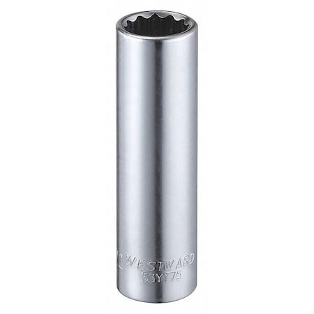 Socket 3/8" Drive SAE 1/2" Socket Sz Type 53YT75 by USA Westward Sockets