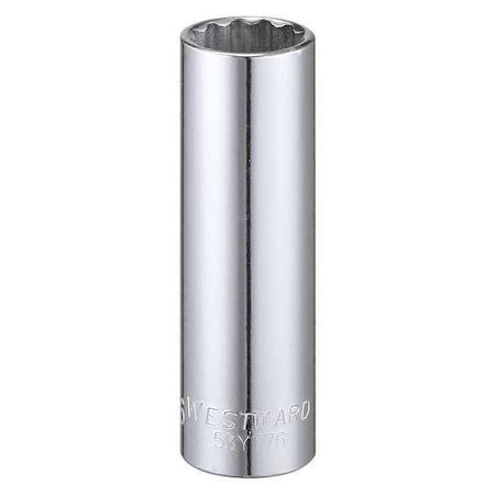Socket 3/8" Drive SAE 9/16" Socket Sz Type 53YT76 by USA Westward Sockets