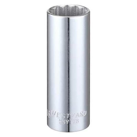 Socket 3/8" Drive SAE 11/16" Socket Sz Type 53YT78 by USA Westward Sockets