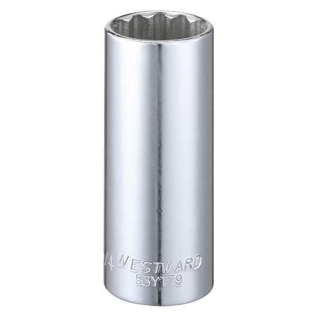 Socket 3/8" Drive SAE 3/4" Socket Sz Type 53YT79 by USA Westward Sockets