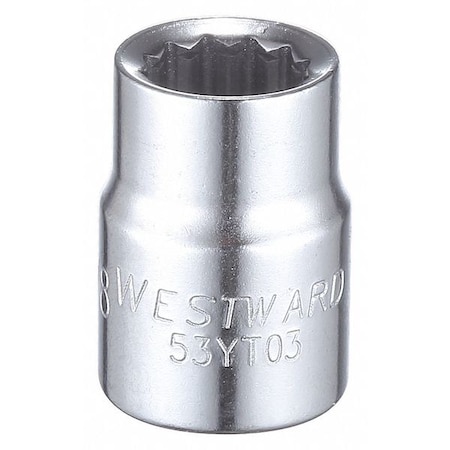 Socket 3/8" Drive SAE 3/8" Socket Sz Type 53YT03 by USA Westward Sockets