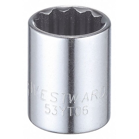 Socket 3/8" Drive SAE 9/16" Socket Sz Type 53YT06 by USA Westward Sockets