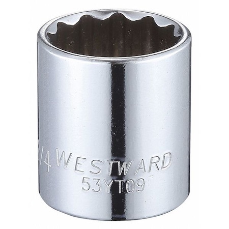 Socket 3/8" Drive SAE 3/4" Socket Sz Type 53YT09 by USA Westward Sockets
