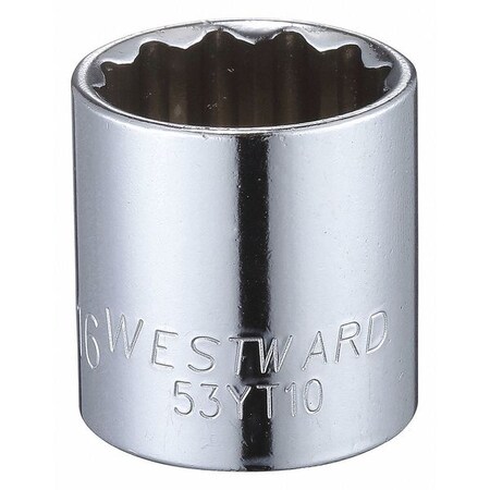 Socket 3/8" Drive SAE 13/16" Socket Sz Type 53YT10 by USA Westward Sockets