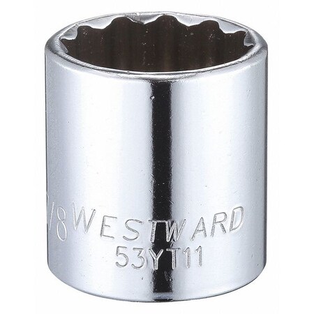 Socket 3/8" Drive SAE 7/8" Socket Sz Type 53YT11 by USA Westward Sockets
