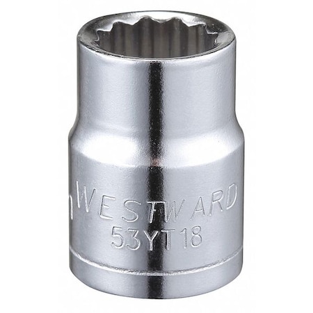 Socket 3/8" Drive Metric 10mm Socket Sz Type 53YT18 by USA Westward Sockets
