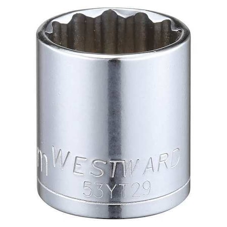Socket 3/8" Drive Metric 21mm Socket Sz Type 53YT29 by USA Westward Sockets