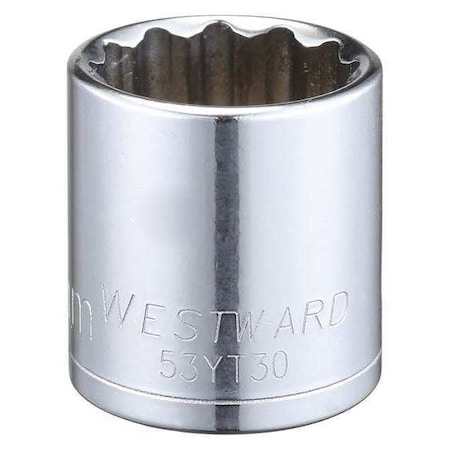 Socket 3/8" Drive Metric 22mm Socket Sz Type 53YT30 by USA Westward Sockets