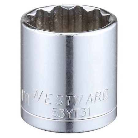 Socket 3/8" Drive Metric 23mm Socket Sz Type 53YT31 by USA Westward Sockets