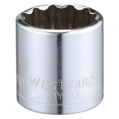 Socket 3/8" Drive Metric 25mm Socket Sz Type 53YT33 by USA Westward Sockets