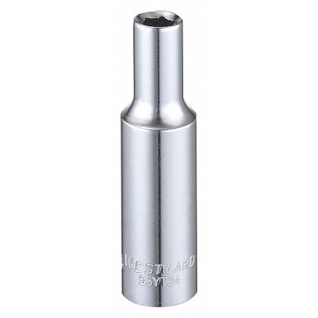 Socket 3/8" Drive SAE 1/4" Socket Sz Type 53YT34 by USA Westward Sockets