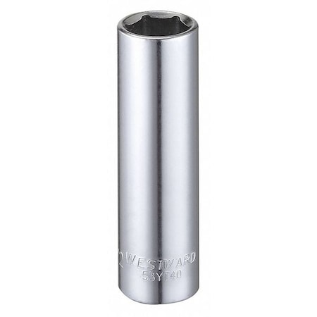 Socket 3/8" Drive SAE 1/2" Socket Sz Type 53YT40 by USA Westward Sockets