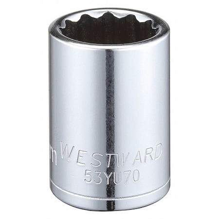 Socket 1/2" Drive Metric 19mm Socket Sz by USA Westward Sockets