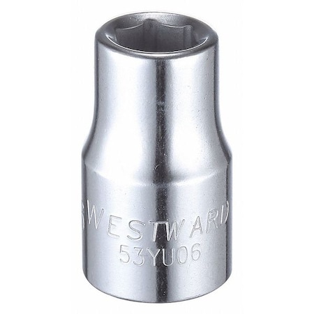 Socket 1/2" Drive SAE 7/16" Socket Sz Type 53YU06 by USA Westward Sockets