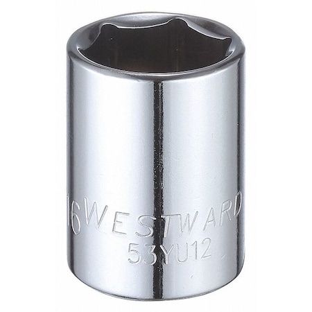 Socket 1/2" Drive SAE 13/16" Socket Sz Type 53YU12 by USA Westward Sockets